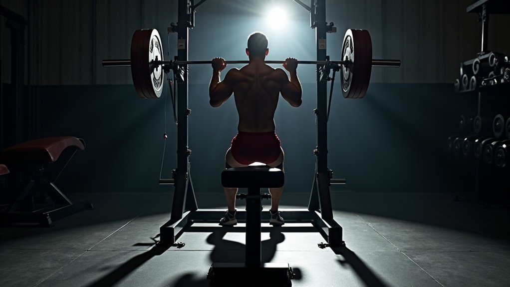 bench press with safeties