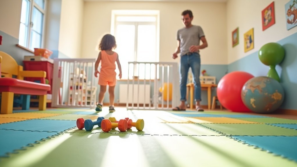 childproof your home gym