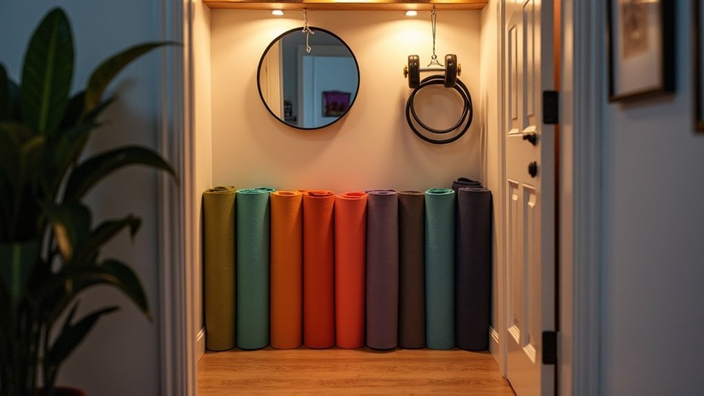 closet gym setup tips