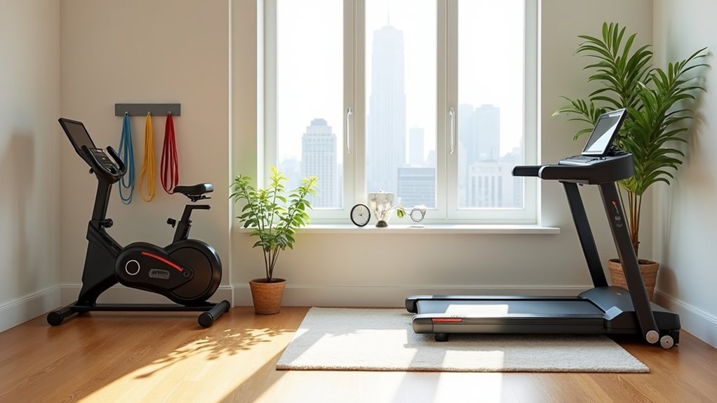 compact cardio equipment selection