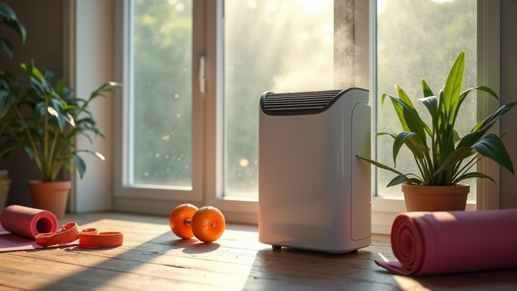 dehumidifiers enhance workout comfort