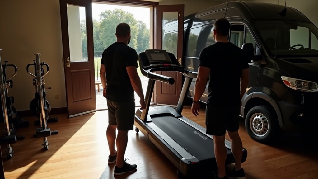 hiring movers for gym equipment