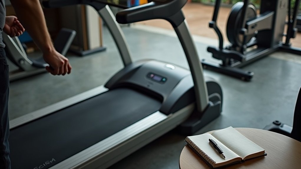 inspect used treadmill carefully