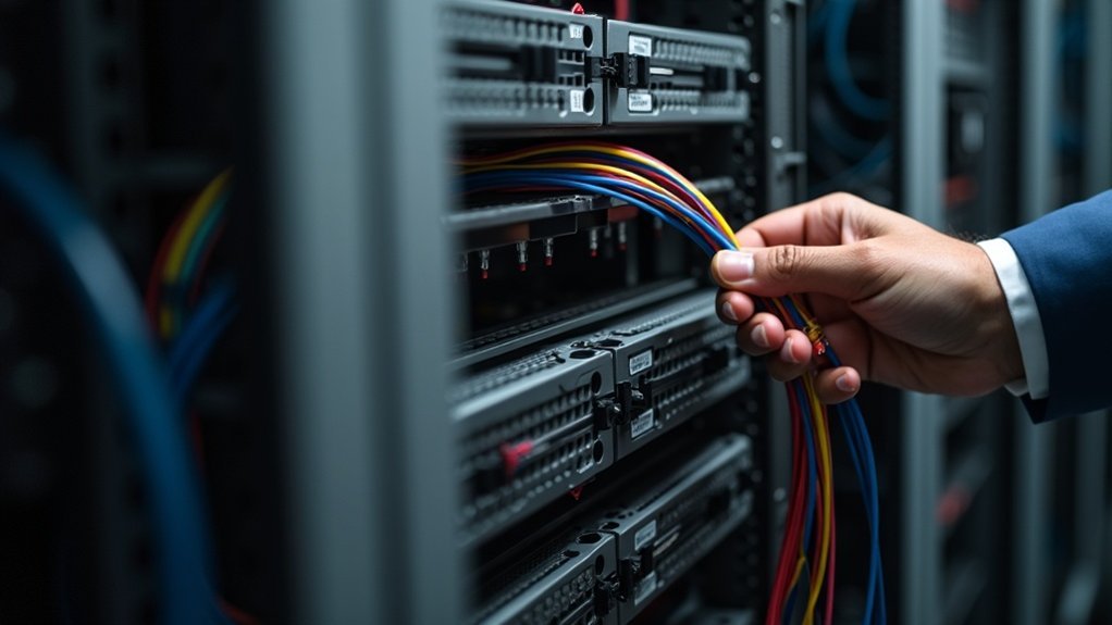 install cable system rack