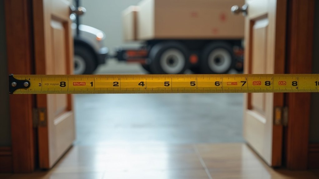 measuring doorways for delivery