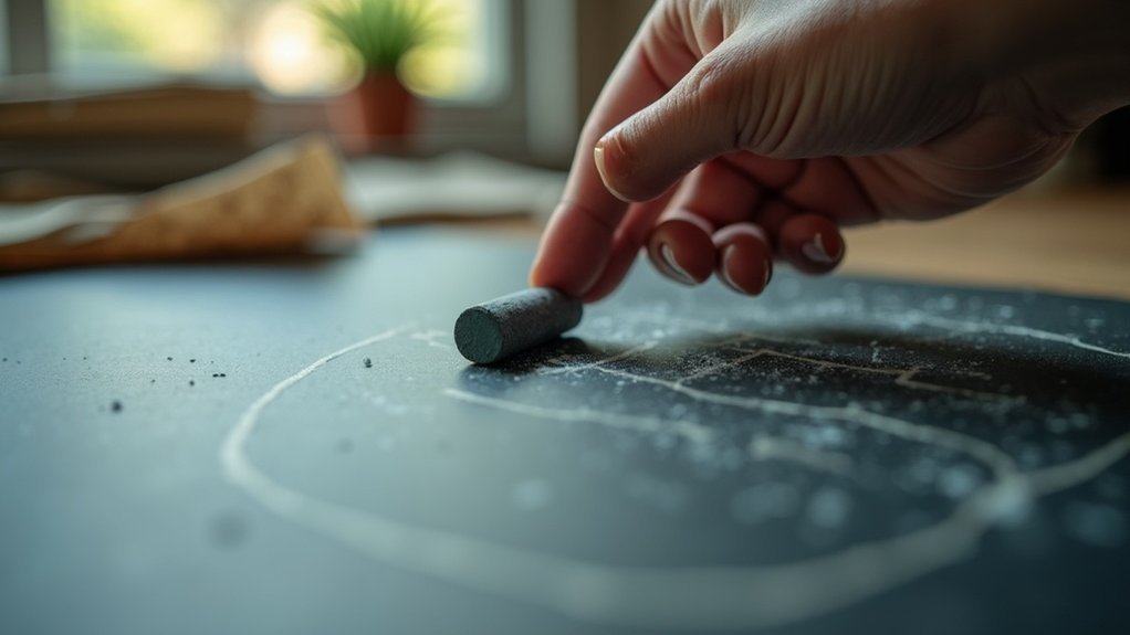 minimize chalk dust spread