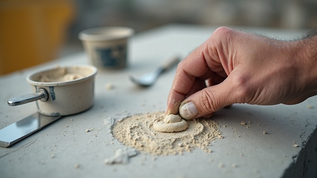 patching anchor holes process