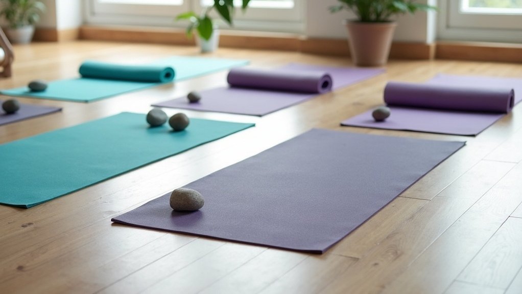 prevent curling yoga mats