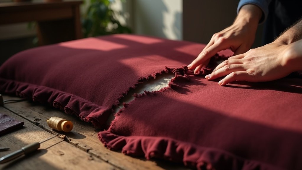 repairing torn upholstery effectively