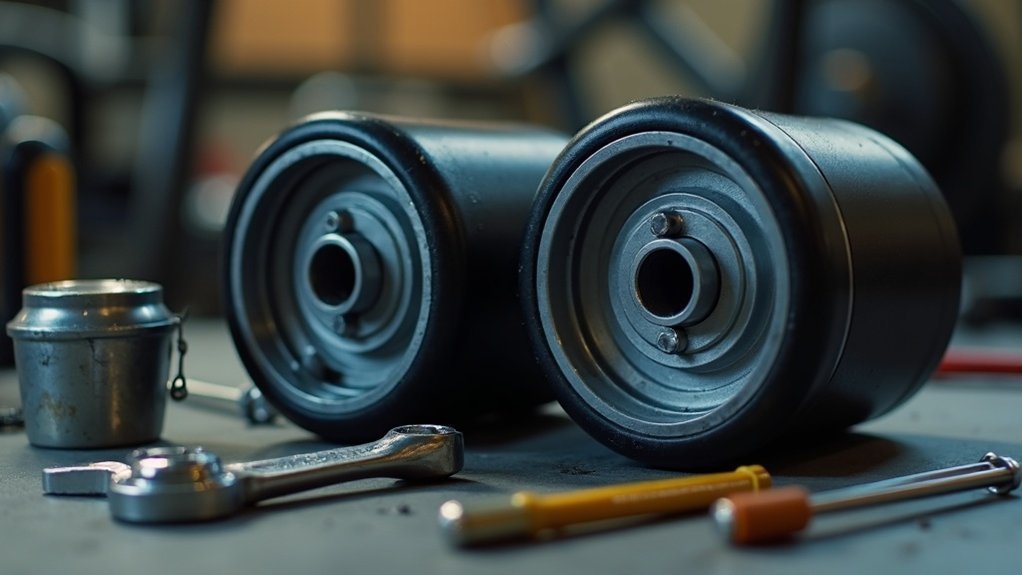 replacing elliptical rollers instructions