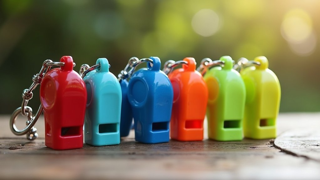 safety whistles for emergencies