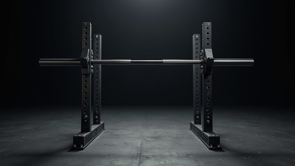 squat stand half rack conversion