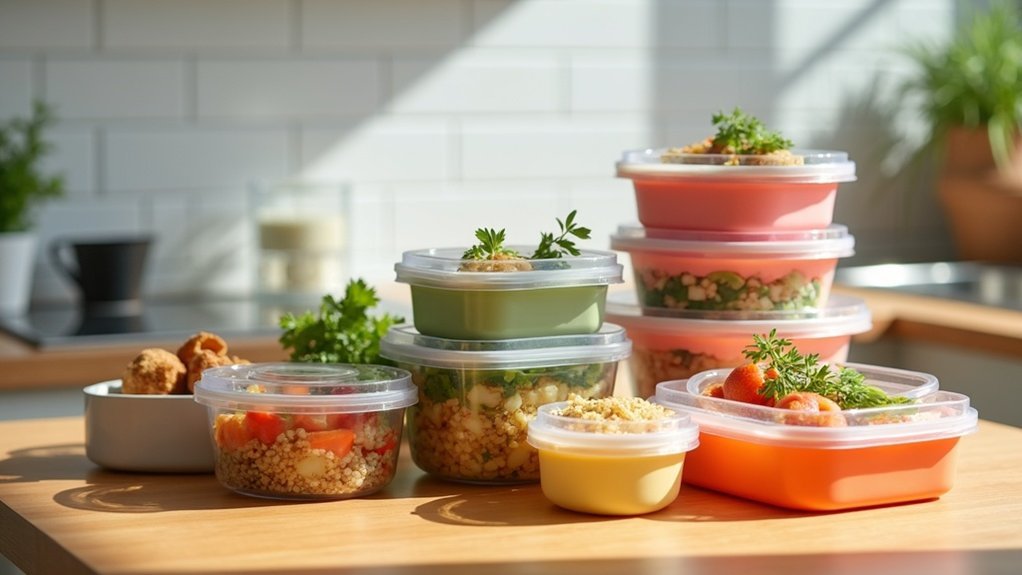 stackable meal prep containers
