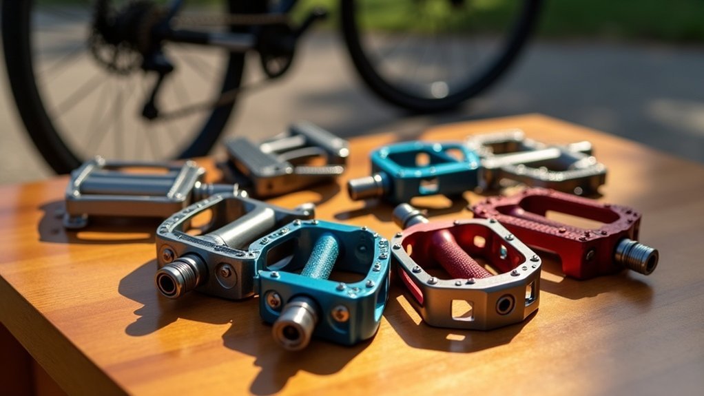 top toe clip pedals