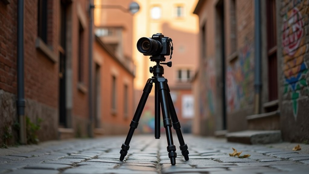 tripod techniques for cramped areas